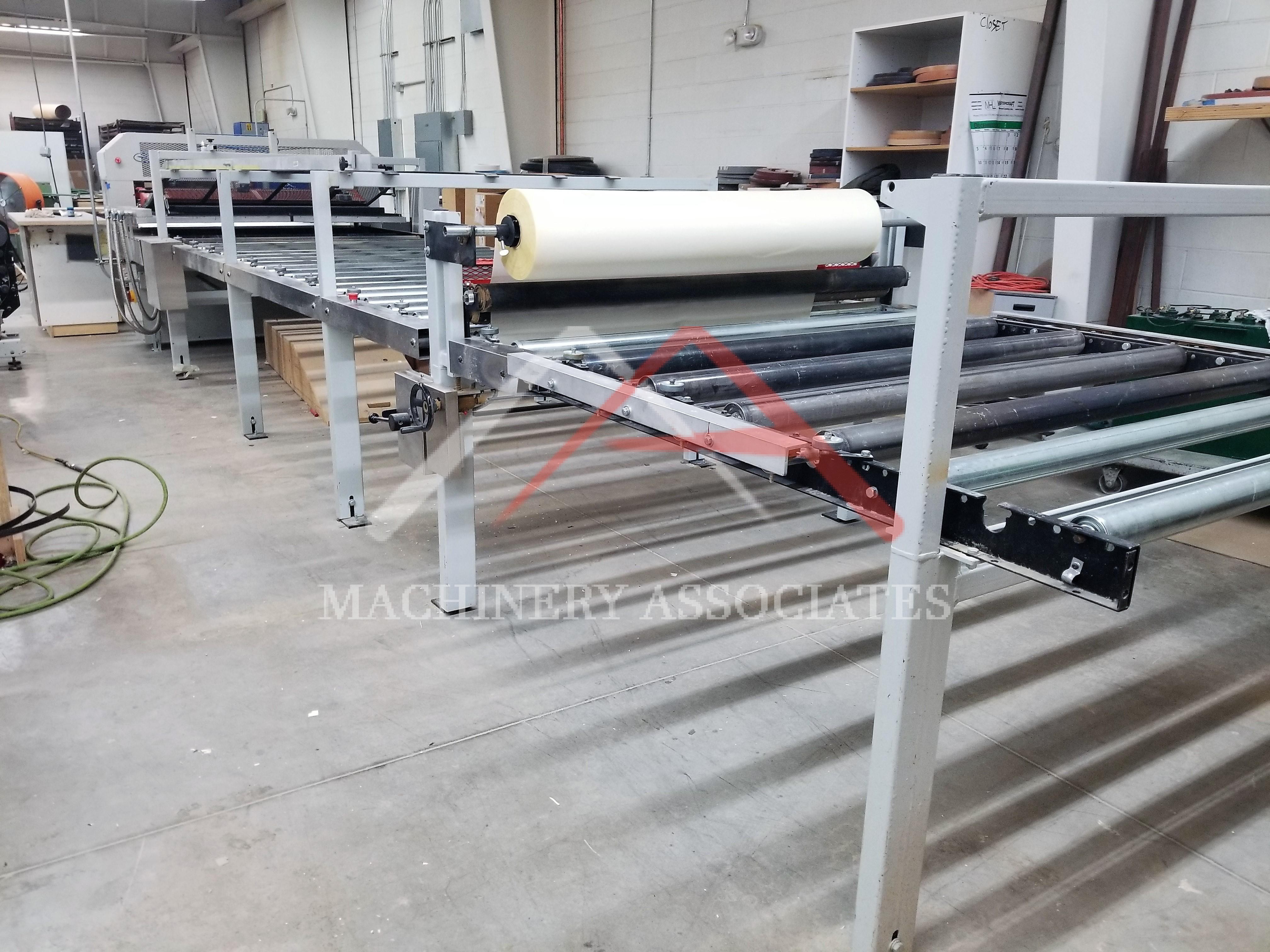 HMT Laminator with Indexing table and web glue roller HMT Laminator with Indexing table and web glue roller