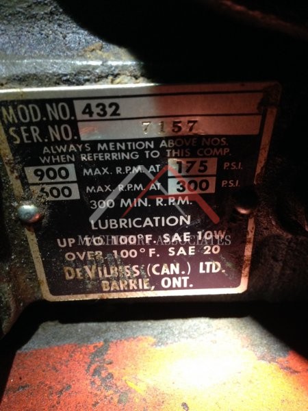 Devilbiss VAP-5050 Air Compressor