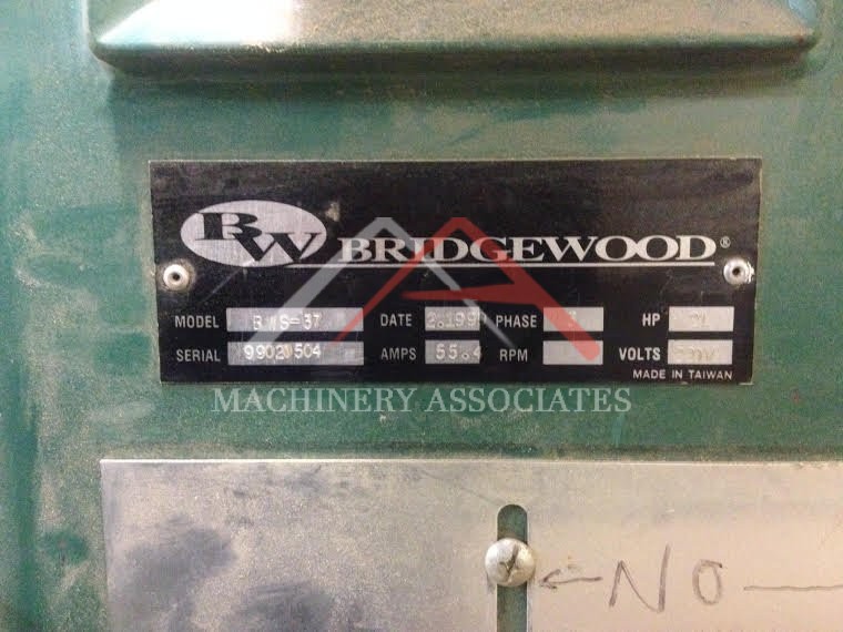 Bridgewood 37" Wide Belt Sander