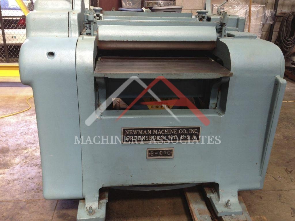 Used Newman S970 Double Surfacer. 30 x 7