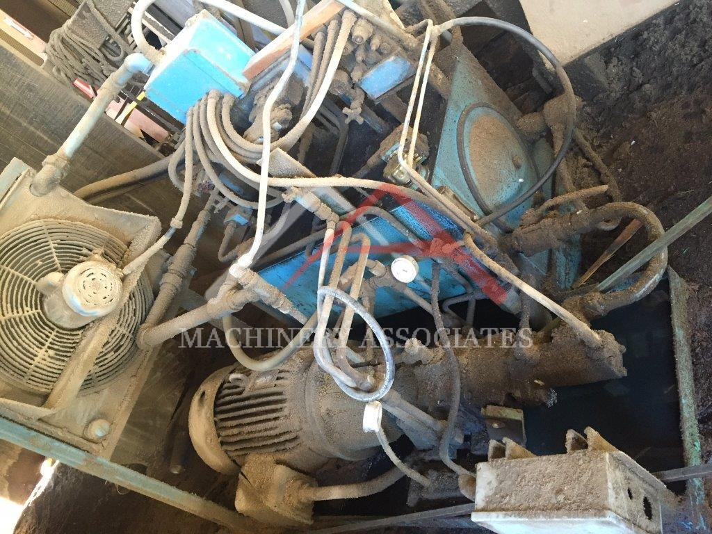 Used Yates double surface roughing planer