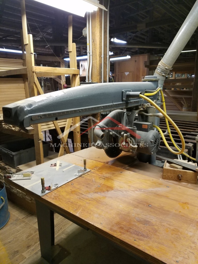 Used Dewalt model GE612 16" radial arm saw