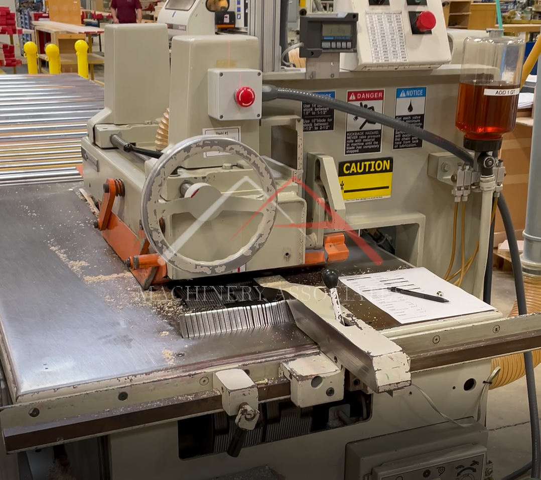 Diehl ESL20 Straight-Line Rip Saw w/Return conveyor