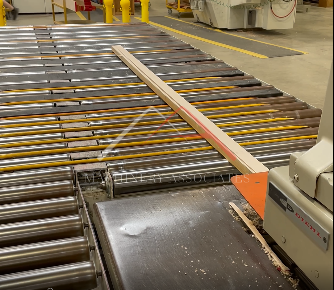 Diehl ESL20 Straight-Line Rip Saw w/Return conveyor