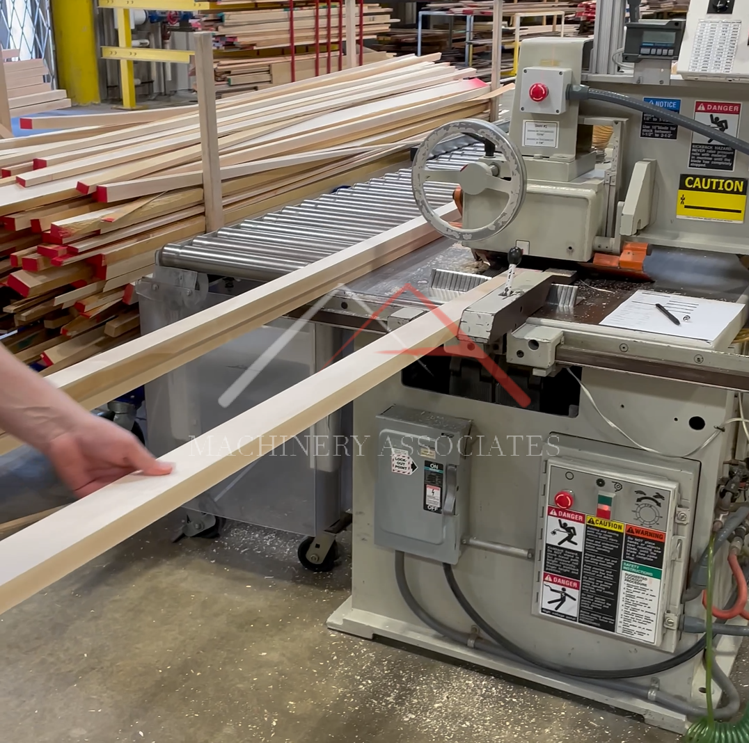 Diehl ESL20 Straight-Line Rip Saw w/Return conveyor