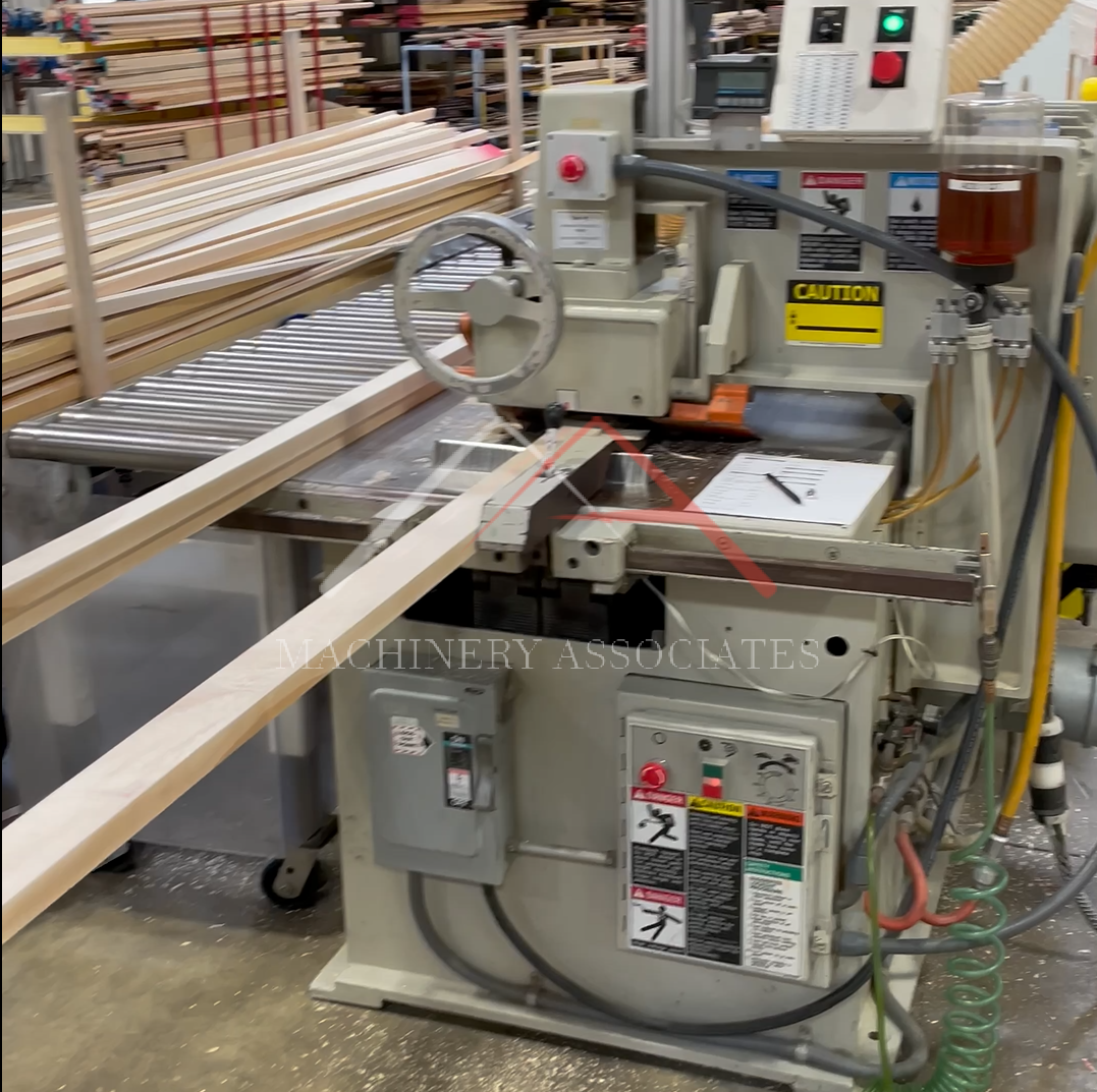 Diehl ESL20 Straight-Line Rip Saw w/Return conveyor