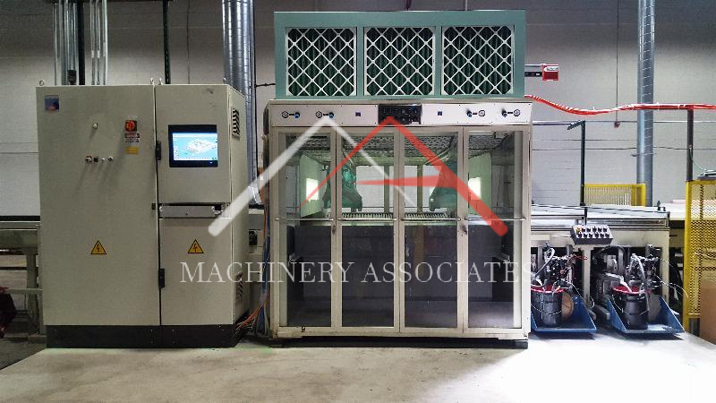 Superfici Twin Spray Automatic through feed spraying machine