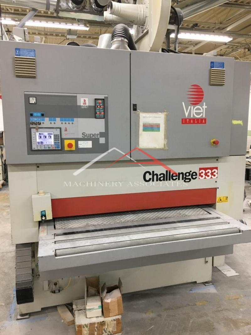 Viet model Challenge 3333 head 52 in  wide belt sander with a sectional sanding pad Viet model Challenge 3333 head 52 in  wide belt sander with a sectional sanding pad