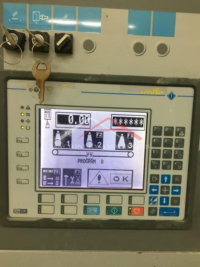 Viet model Challenge 3333 head 52 in  wide belt sander with a sectional sanding pad