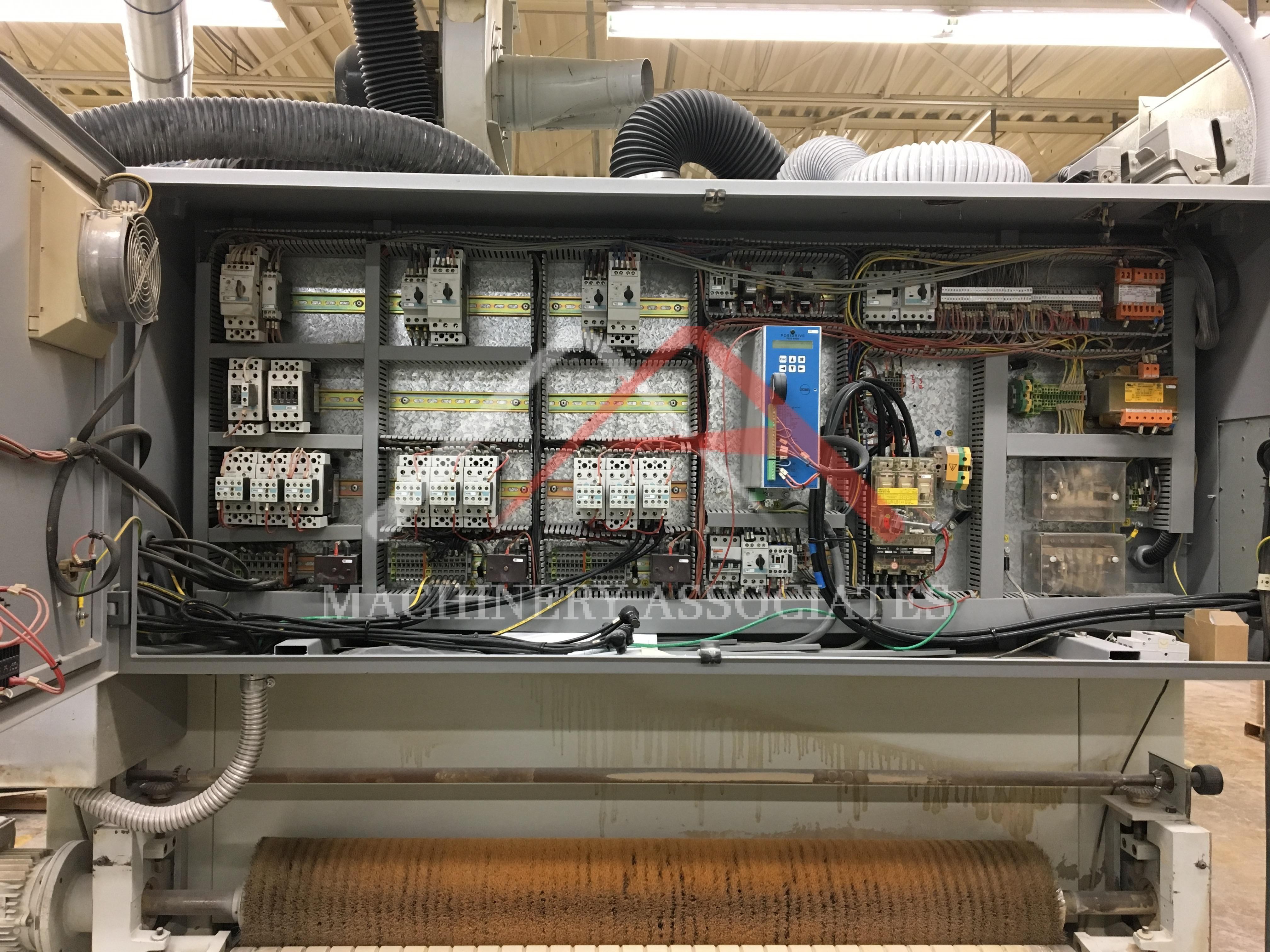 Viet model Challenge 3333 head 52 in  wide belt sander with a sectional sanding pad