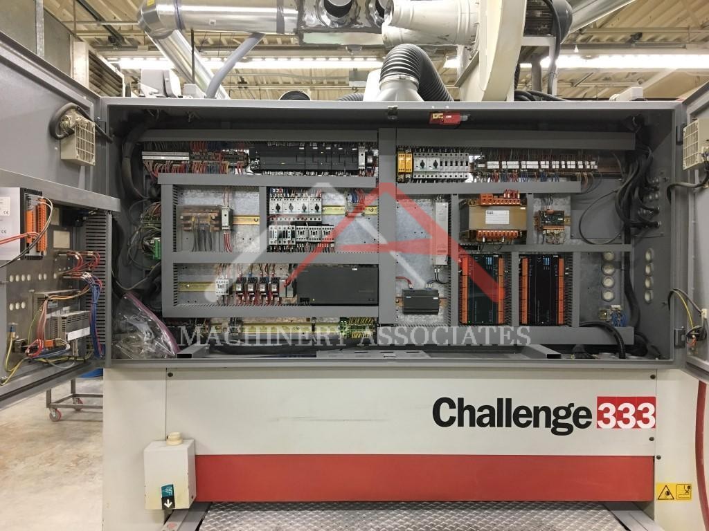 Viet model Challenge 3333 head 52 in  wide belt sander with a sectional sanding pad