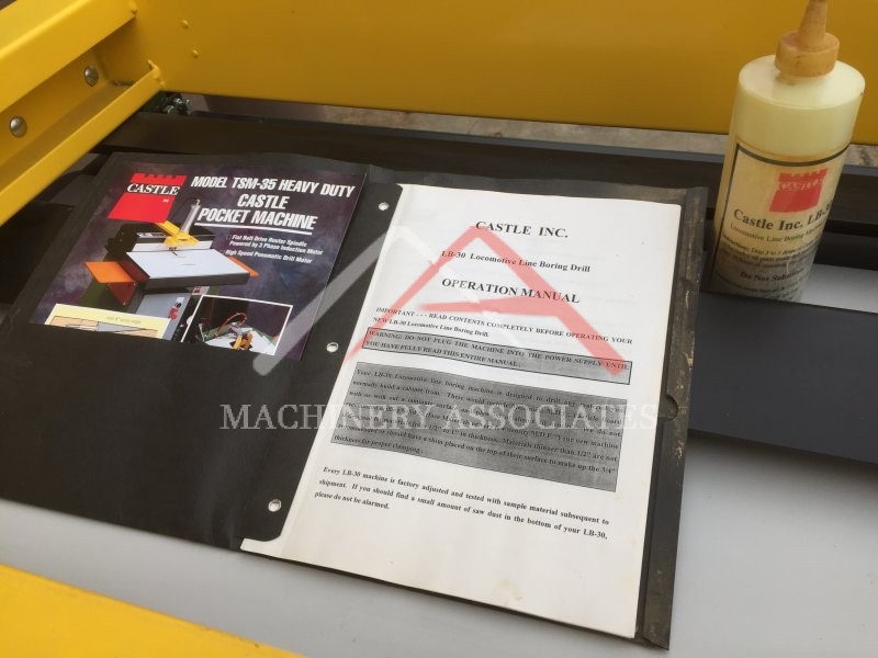 Castle "Locomotive" Line Boring Machine, Model LB-30