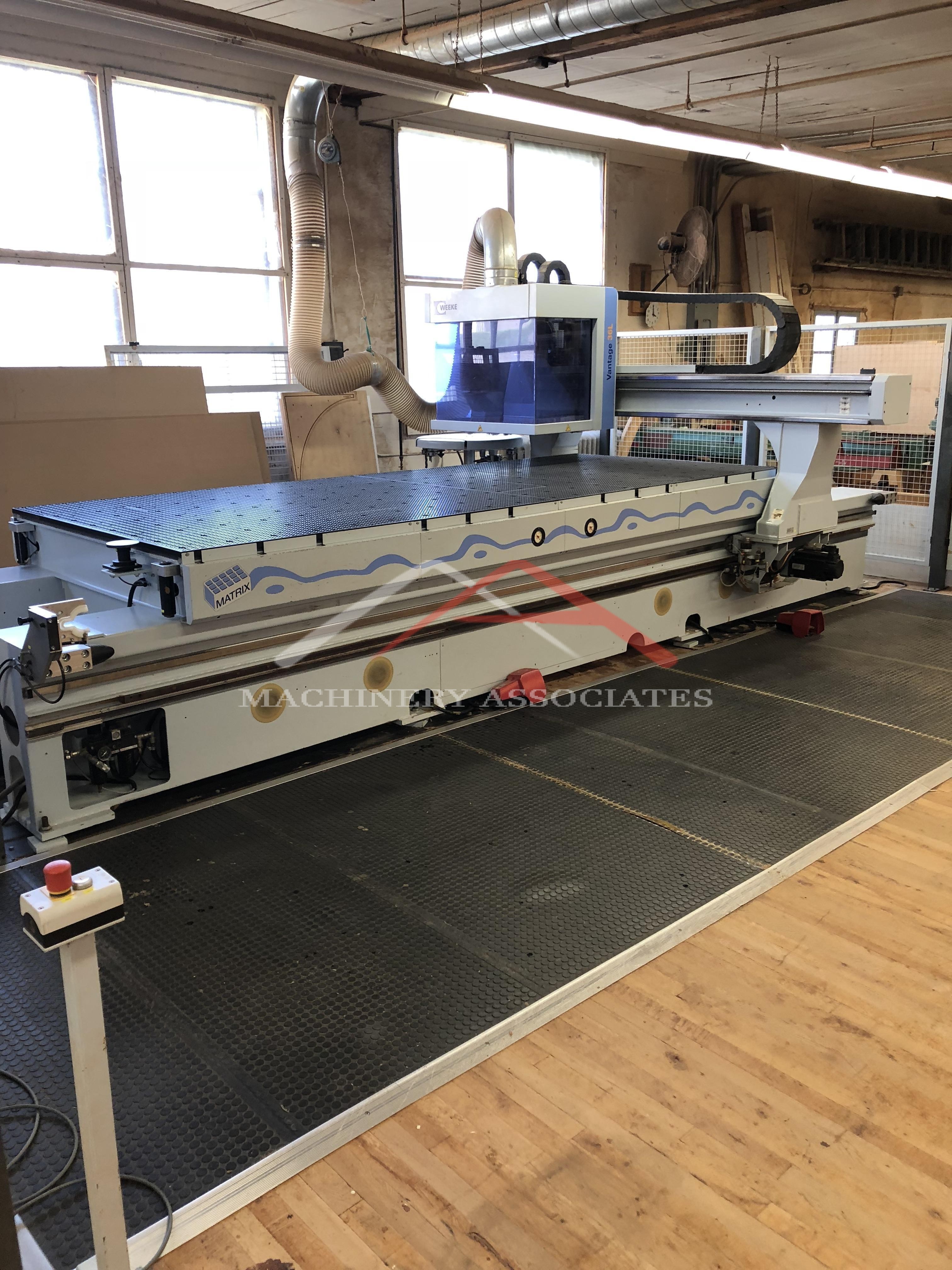 WEEKE VANTAGE 36L CNC ROUTER 5 X 12 FLAT TABLE