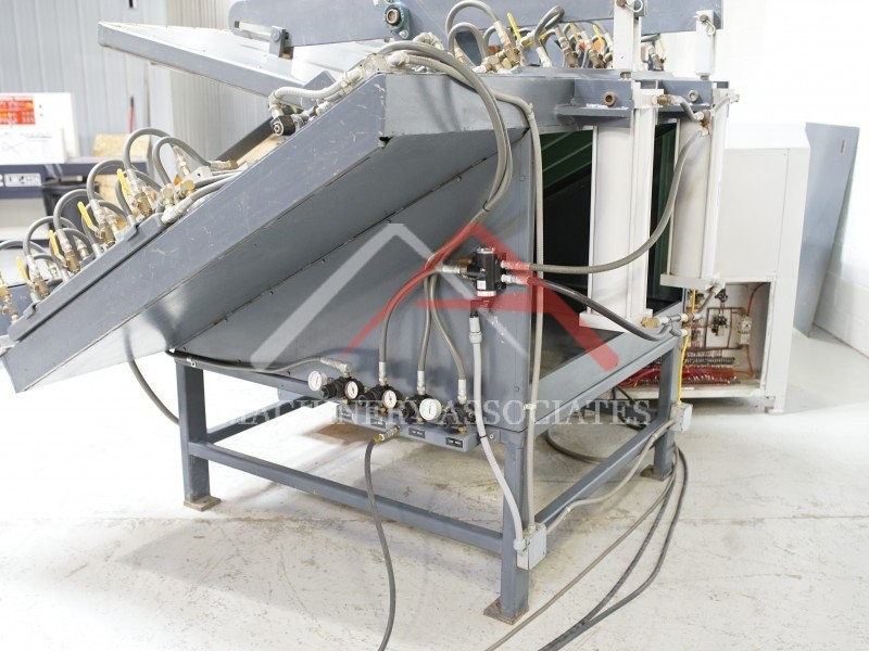 ROSENQUIST DUAL EASEL HIGH PRODUCTION RADIO FREQUENCY GLUER