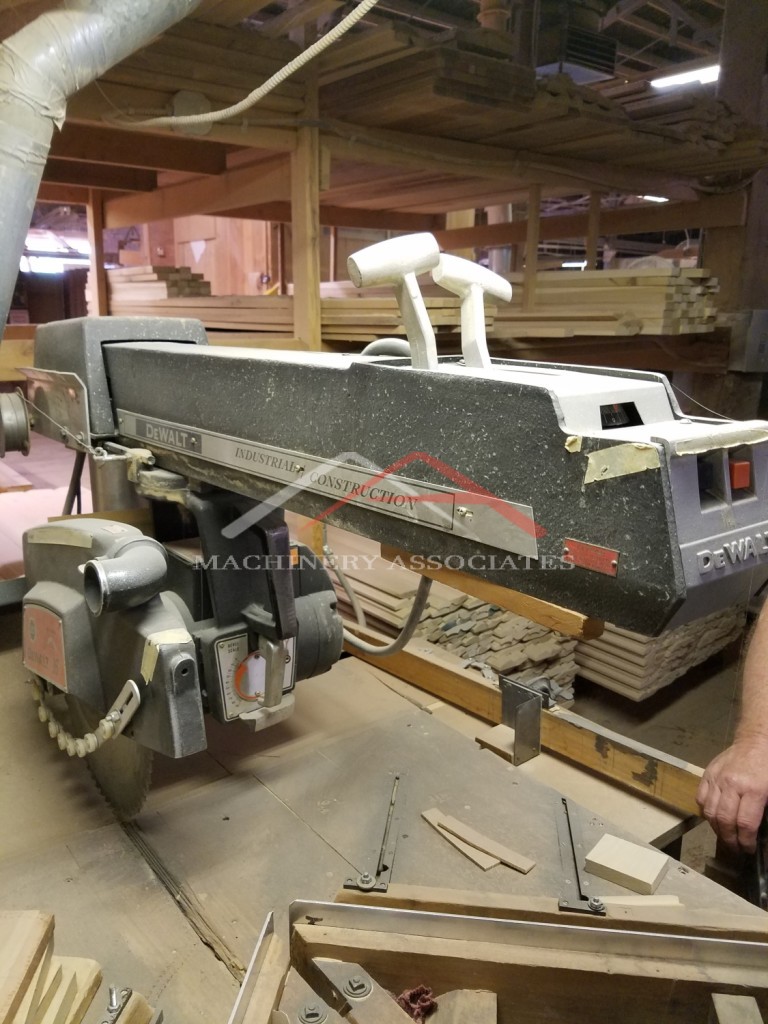 Used Dewalt model 1853 16" radial arm saw