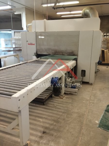 Falcioni Kleenspray Flat Line Finishing Machine