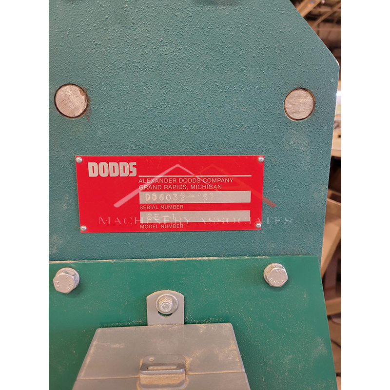 Dodds SE-1 Dovetail Machine