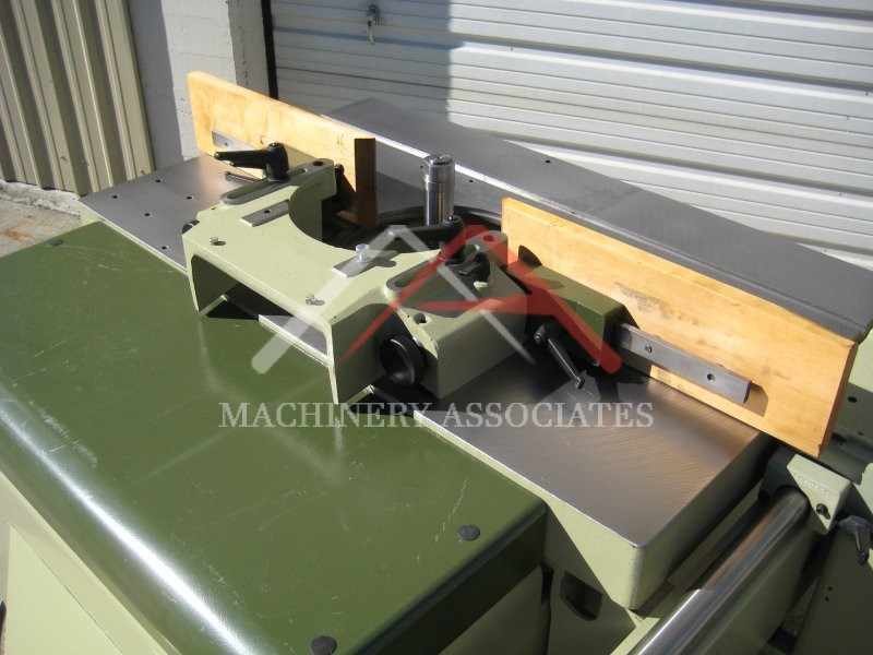SCMI T-150 Titling Spindle Shaper W/ Sliding Table Shaper -  Power Up / Down / Tilt / Jog
