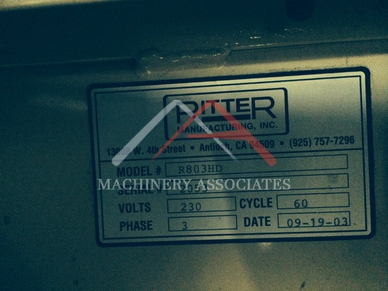 RITTER 2 SPINDLE BORING MACHINE R803 (Used)
