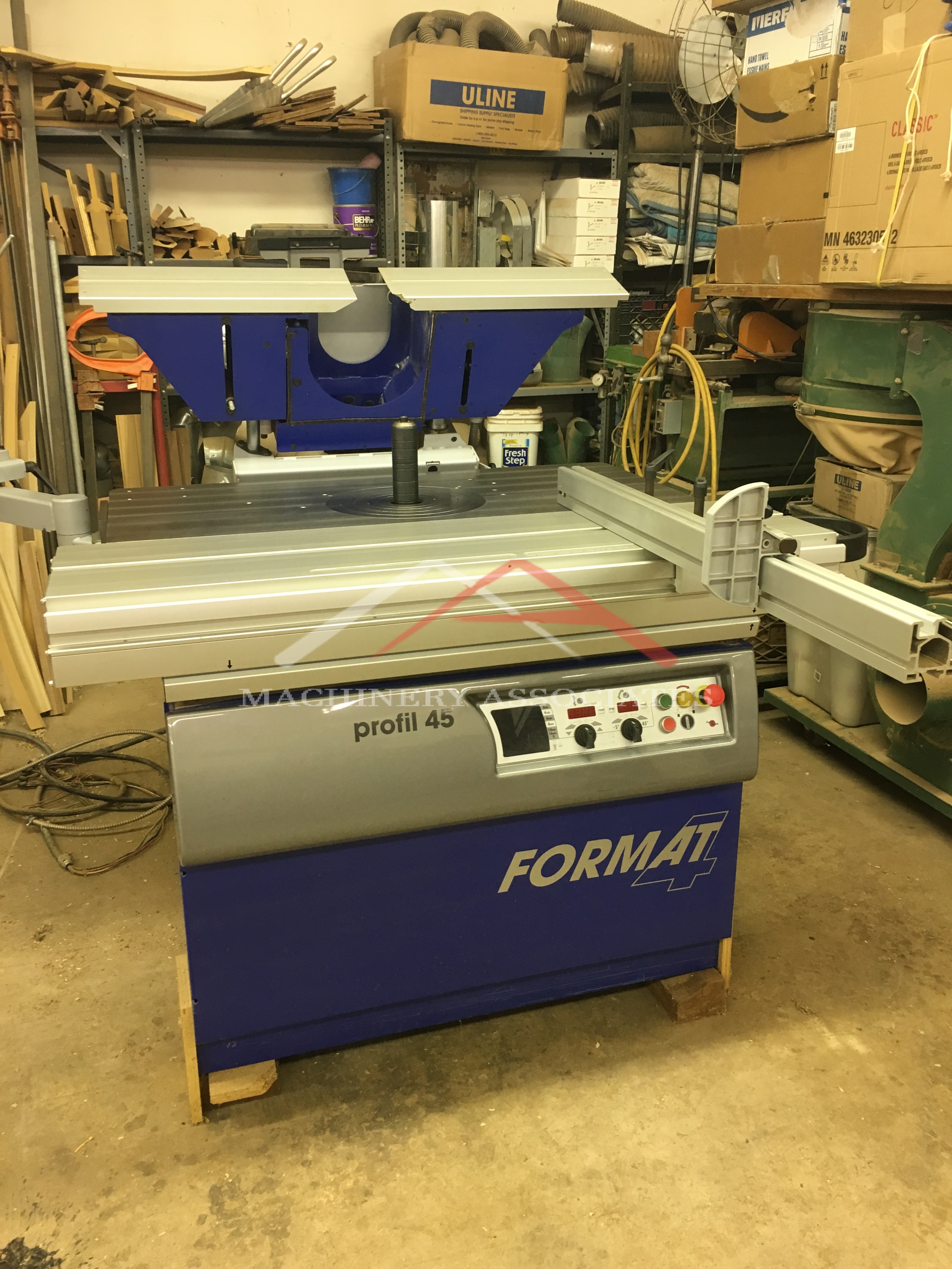 Very Clean, Low hour Felder Format 4 Profil 45, Tilting Spindle, Sliding Table, Shaper Very Clean, Low hour Felder Format 4 Profil 45, Tilting Spindle, Sliding Table, Shaper