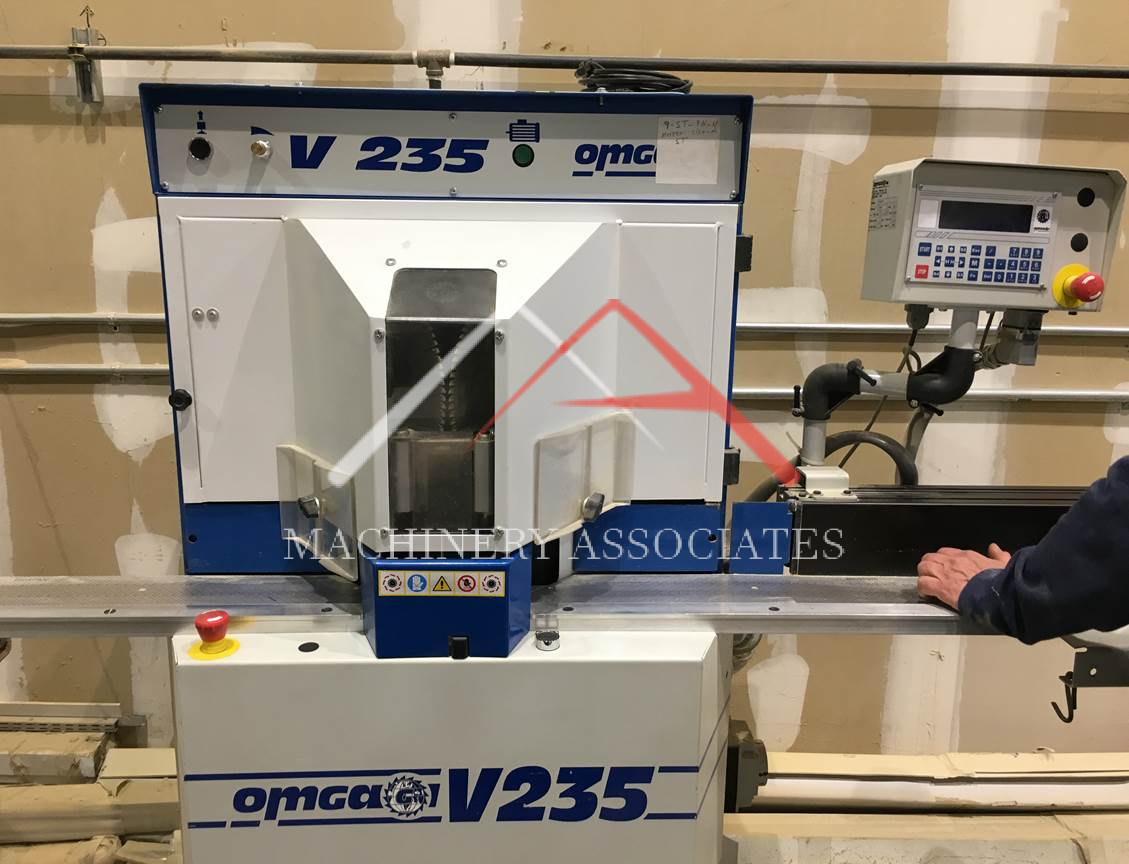 Omga Double Miter Saw with 10' Positioning Fence System