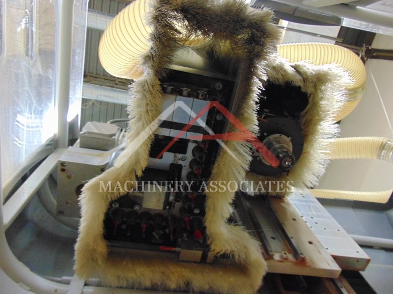 Busellato Jet 400 RT  5x12 Flat Table CNC Router w/Rake-Off and Outfeed Table