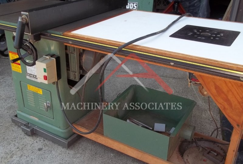 Nice GENERAL TABLE SAW with router table