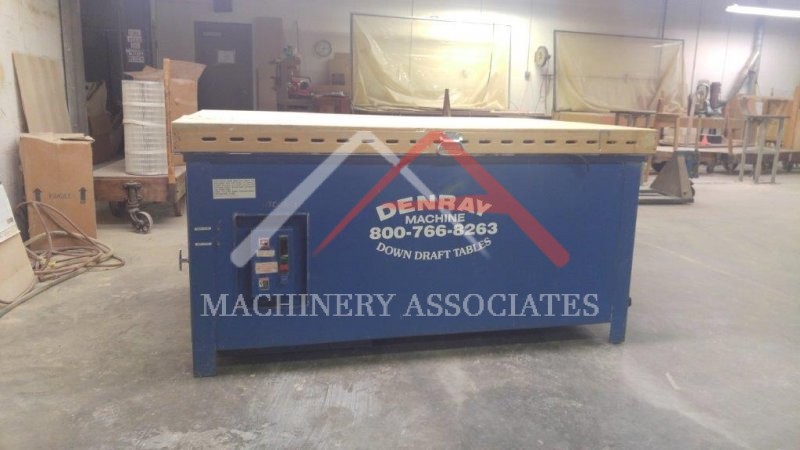 Denray Sanding Table Down Draft 440Volt 60Volt  3Phase in Very Good Condition 48 X 72