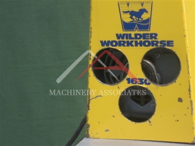 Used Wilder Workhorse Model 1630 Sheet Metal Slitter