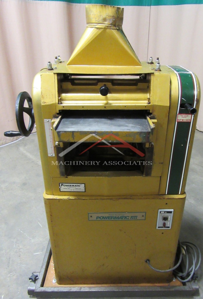 Used powermatic planer sales