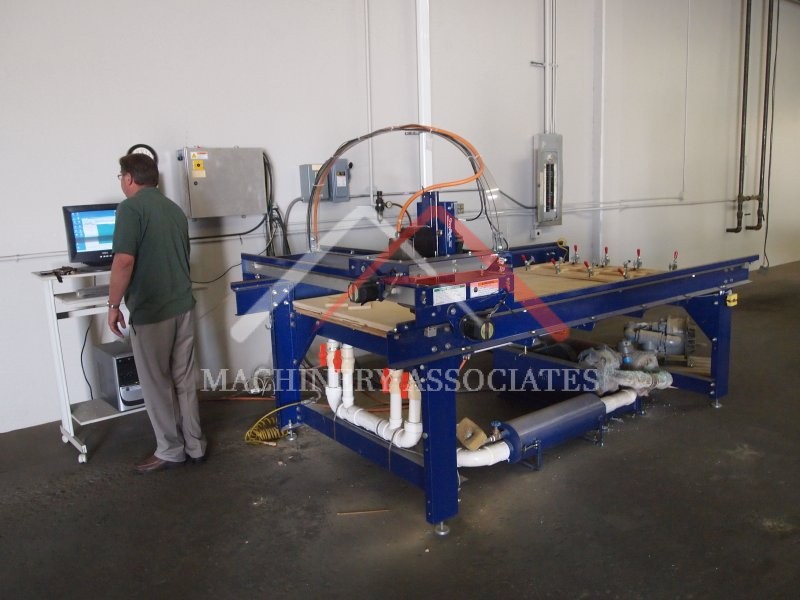 2005 ShopBot 3-Axis CNC Router (4'x8') 10HP Vacuum Table & 5HP Colombo ...