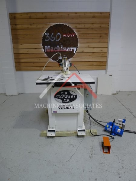 2004 C.R. ONSRUD 750 SS INVERTED PIN ROUTER WITH VACUUM PUMP 2004 C.R. ONSRUD 750 SS INVERTED PIN ROUTER WITH VACUUM PUMP