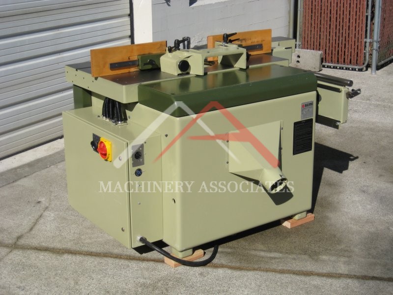 SCMI T-150 Titling Spindle Shaper W/ Sliding Table Shaper -  Power Up / Down / Tilt / Jog