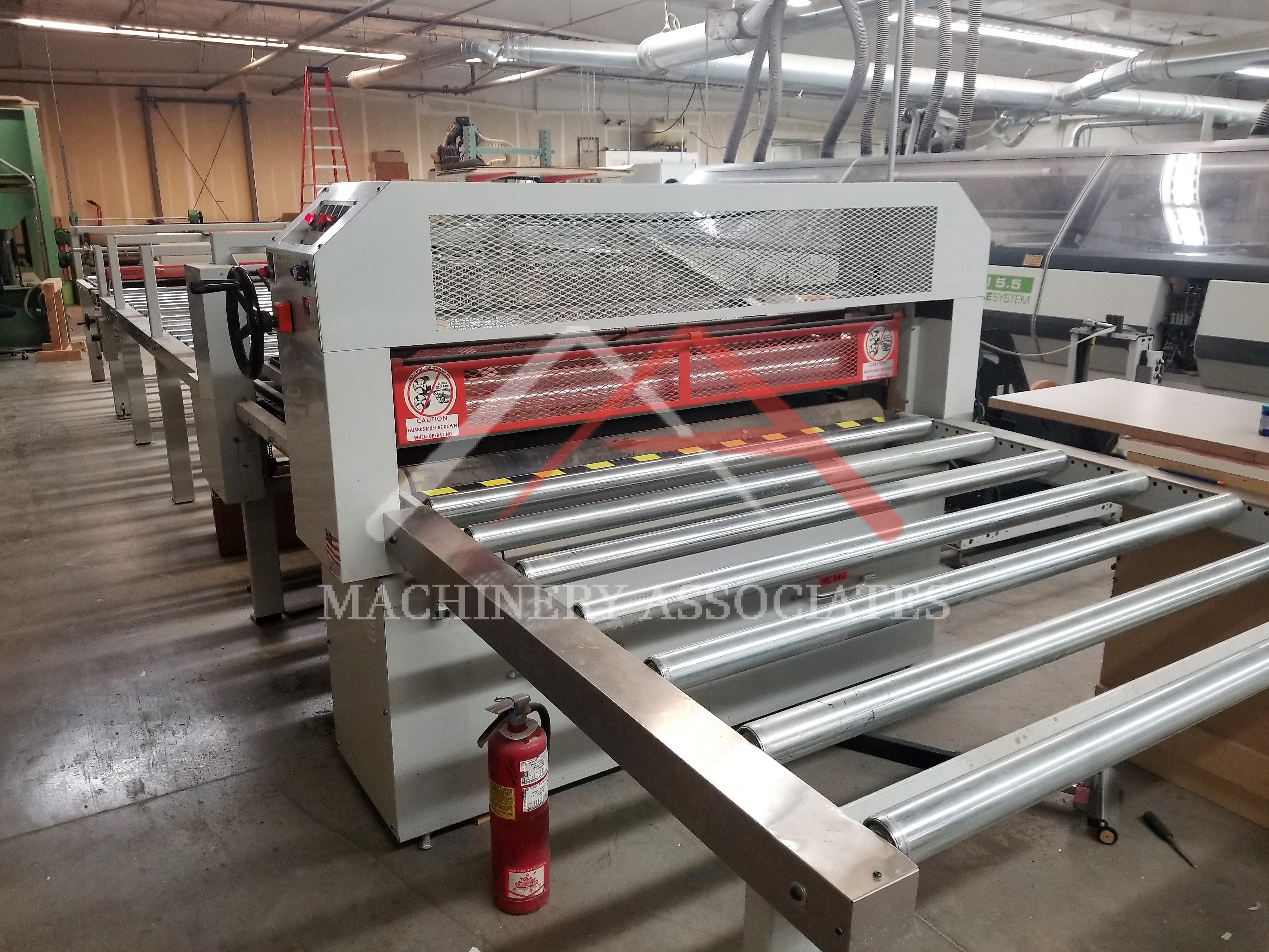 HMT Laminator with Indexing table and web glue roller HMT Laminator with Indexing table and web glue roller