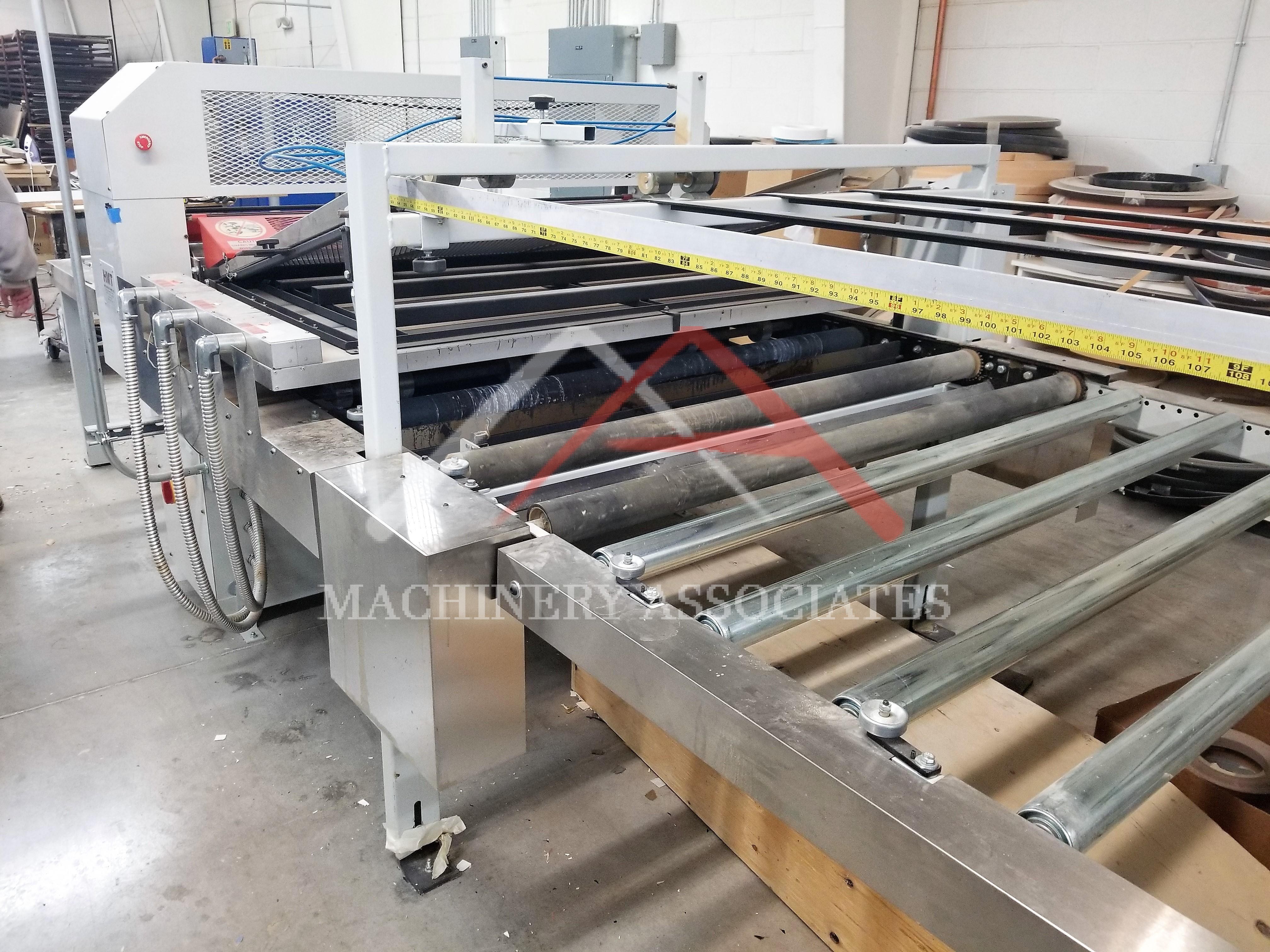 HMT Laminator with Indexing table and web glue roller HMT Laminator with Indexing table and web glue roller