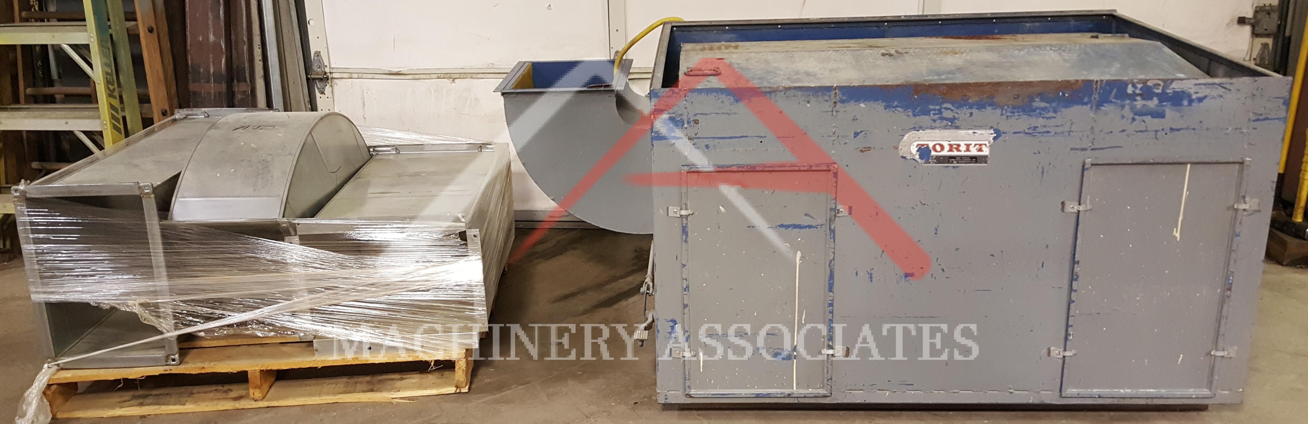 Torit 10 HP DDHV-45 Downdraft Table, 4 x 5 Work Area, Foot Shakers, Pull Trays Torit 10 HP DDHV-45 Downdraft Table, 4 x 5 Work Area, Foot Shakers, Pull Trays