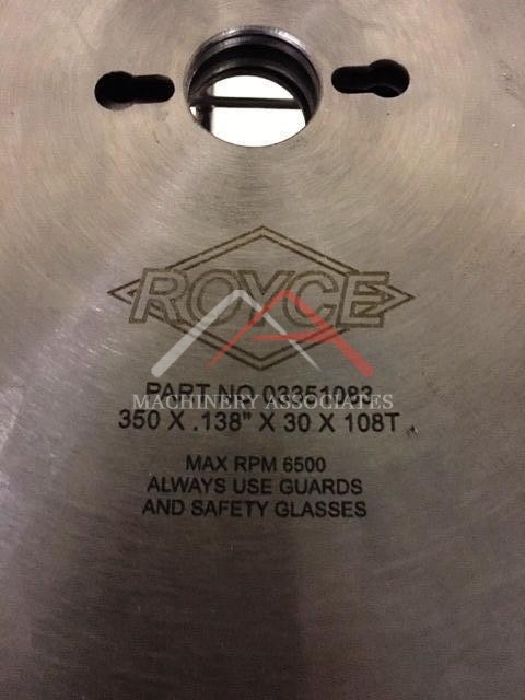 New and newly sharpened panel saw blades