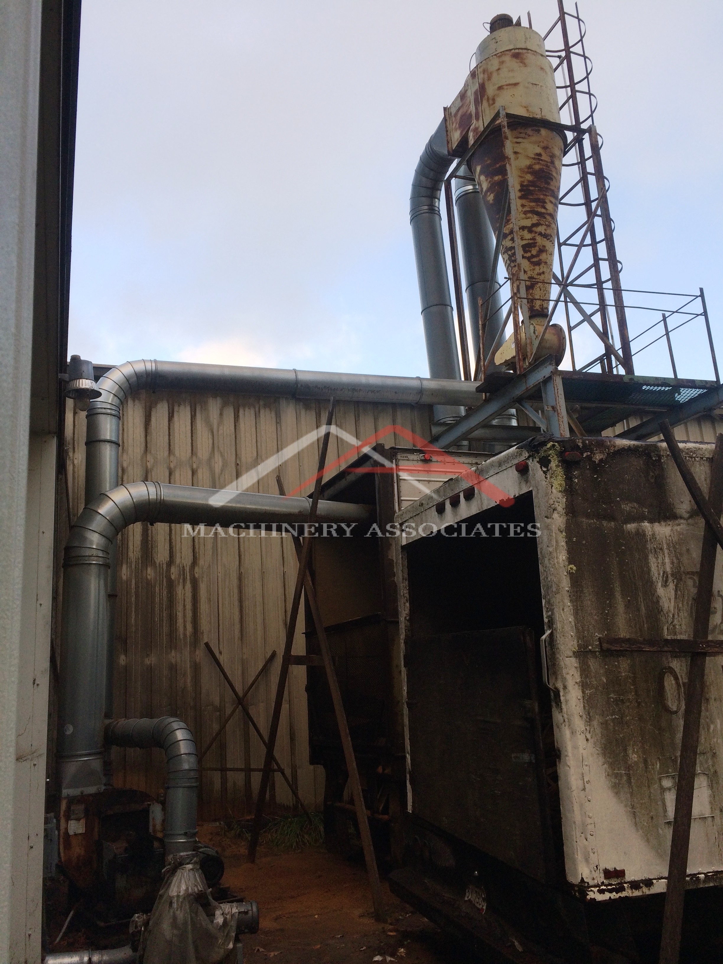 NORDFAB C-8000 CYCLONE COLLECTOR WITH NORDFAB CPS-20-9 AFTER FILTER