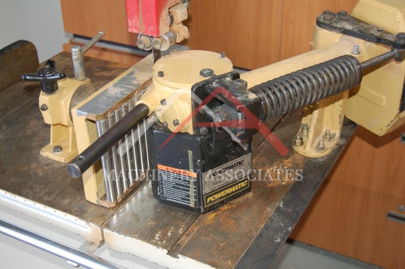 Nice Heavy Duty Resaw Bandsaw with Powermatic Power Feeder