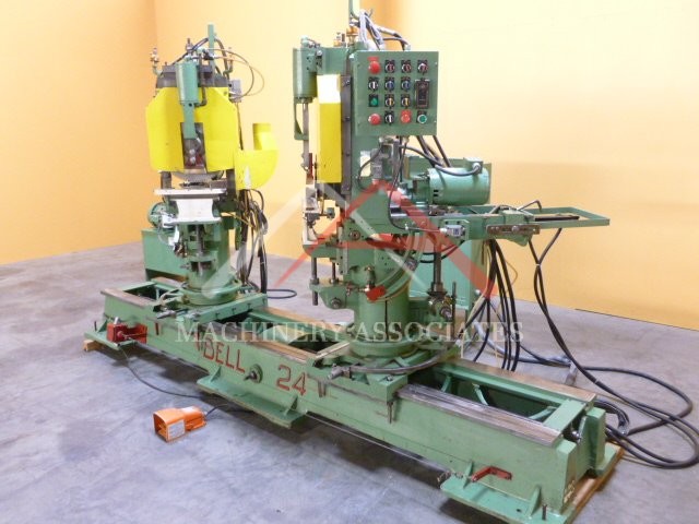 Used Bell 24 Double End Trim and Bore Machine