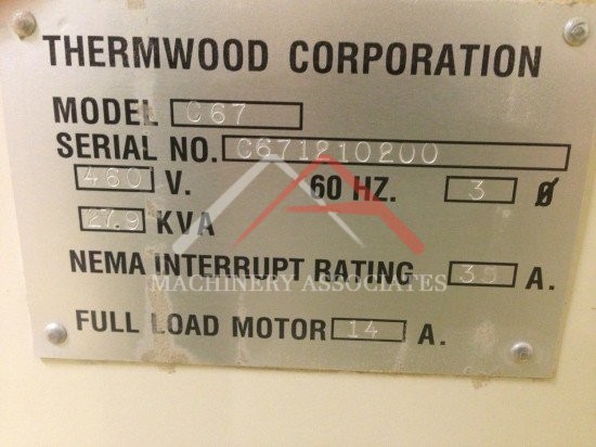 Used Thermwood C67 CNC Router