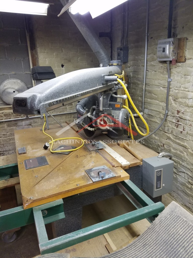 Used Dewalt model GE643 16" radial arm saw
