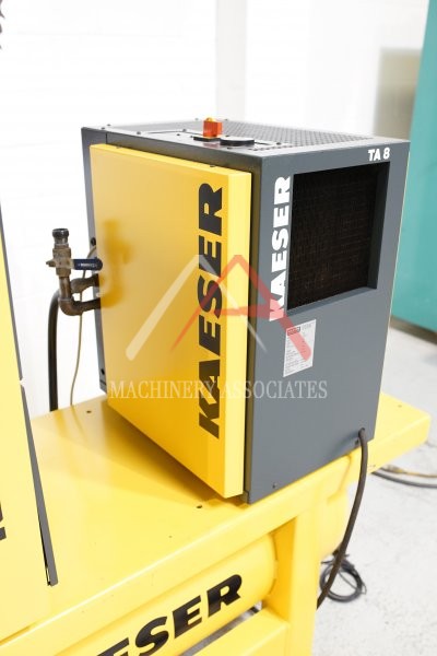 KAESER SM 8 ROTARY SCREW COMPRESSOR W/ TA 8 AIR DRYER & TANK