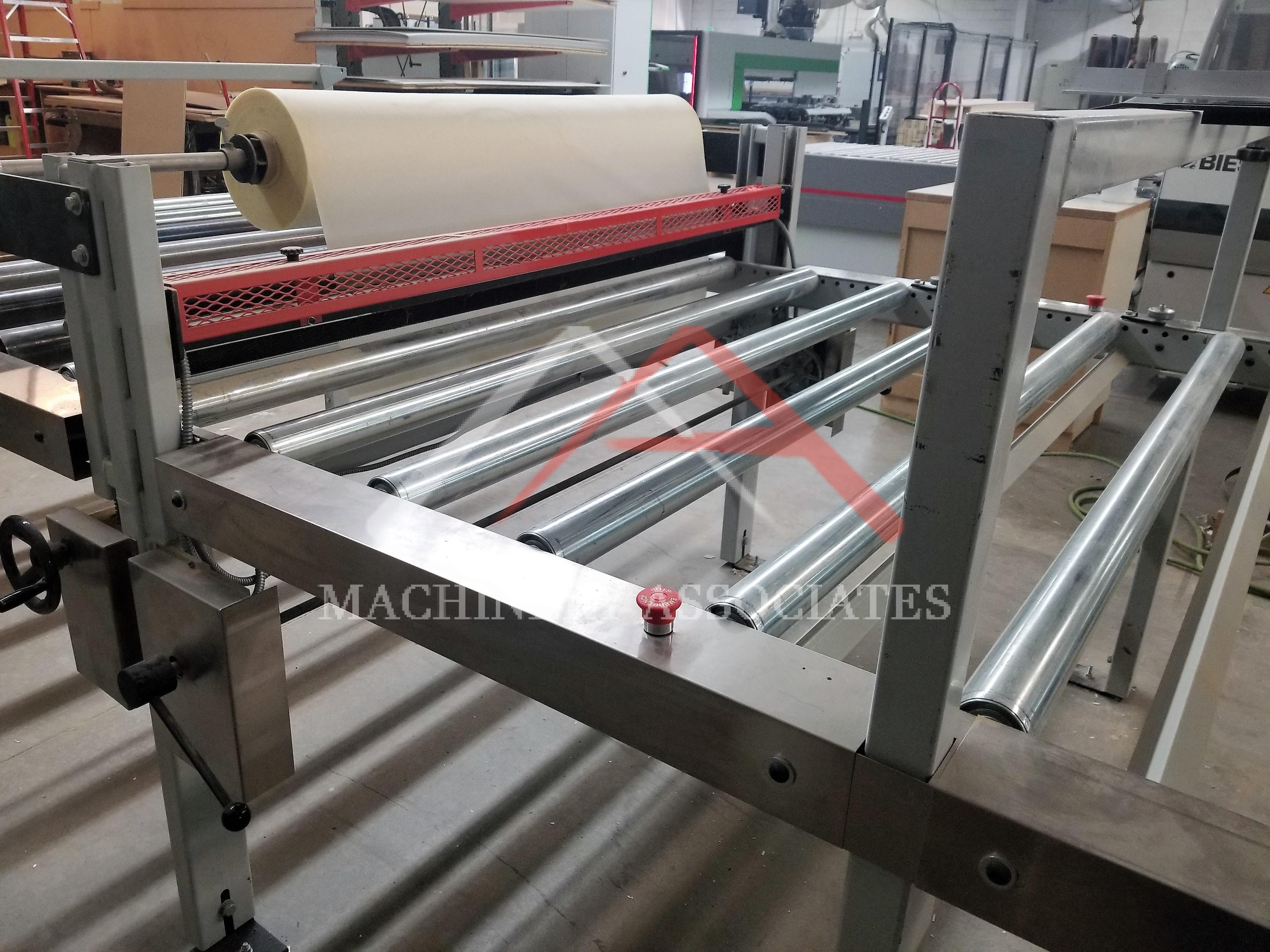 HMT Laminator with Indexing table and web glue roller HMT Laminator with Indexing table and web glue roller